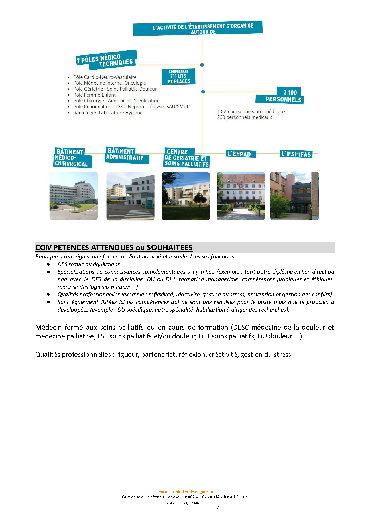 Profil de poste